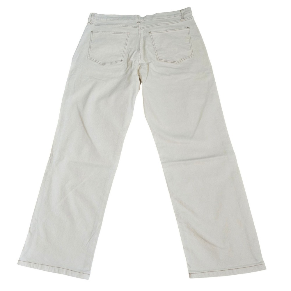 Time and Tru Womens High Rise Straight Leg Jeans Cream White Size 18 NWT - Picture 3 of 10